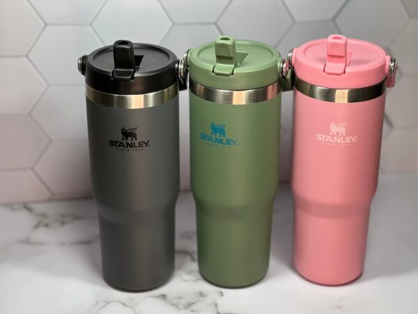 تراول ماگ استنلی مدل Iceflow Flip Straw Tumbler گنجایش 0.88 لیتر