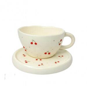 ست فنجان طرح گیلاس