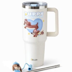 ماگ دسته دار فانتزی تامبلر طرح puppy برند DILLER